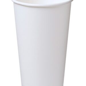 16oz coffee cup Single Wall White 1000