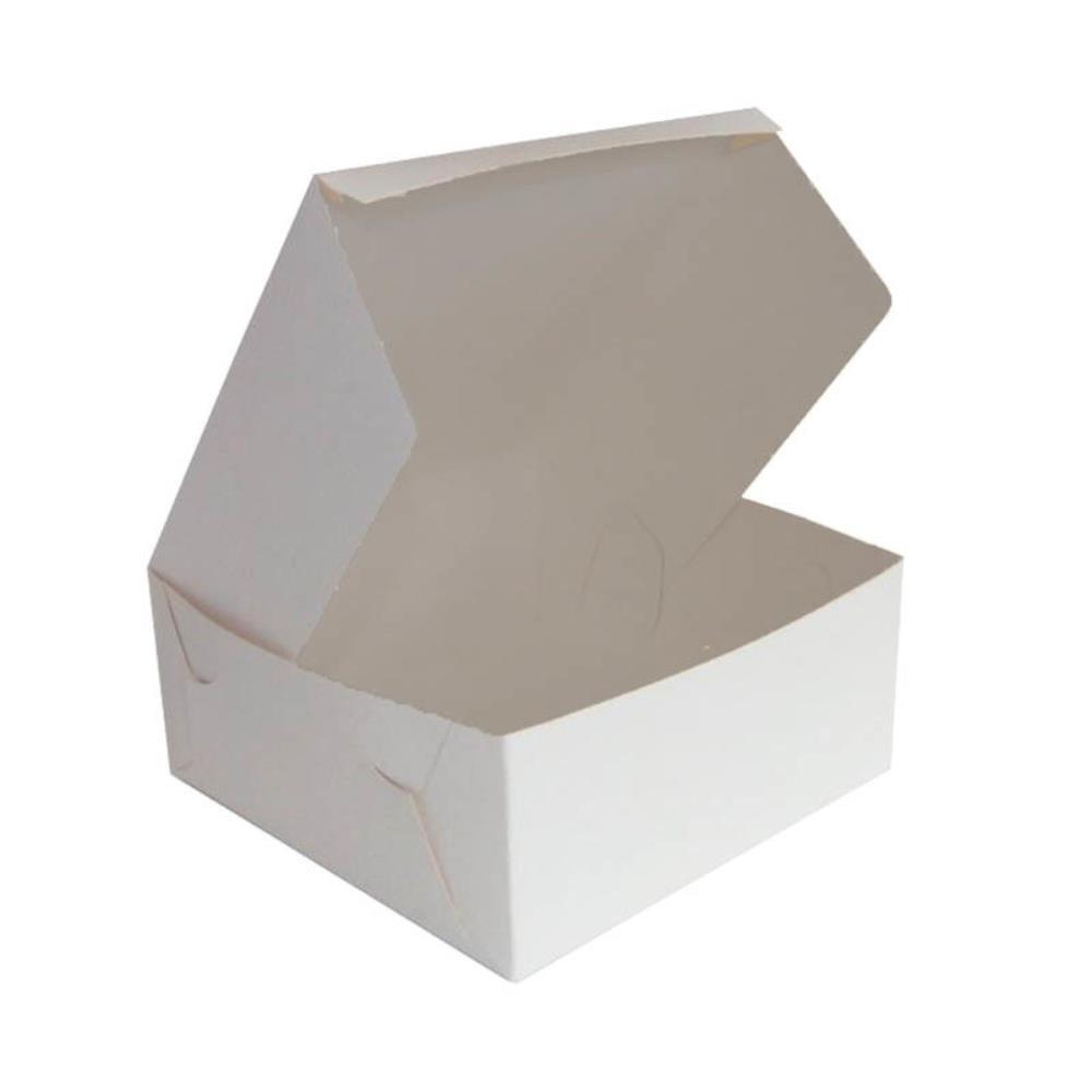 Cake Box 9x9x4 Milk 100 pkt