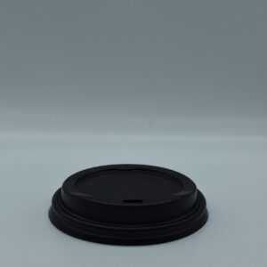 8oz Coffee Cup Lids Black (Frontier)