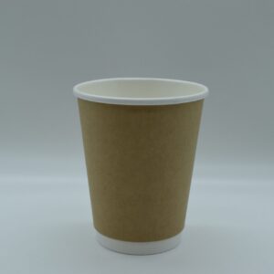 12oz Coffee Cup double Wall craft brown