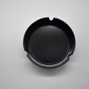 Ashtray Bakelite Round Black 12cm