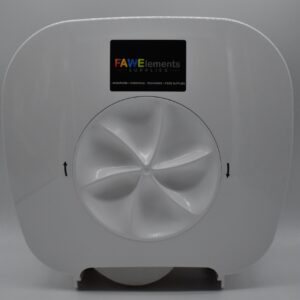 Slim 3-Roll Controlled-Use Toilet Tissue Dispenser - WHITE