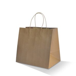 Brown Kraft Take Away Bags UBER