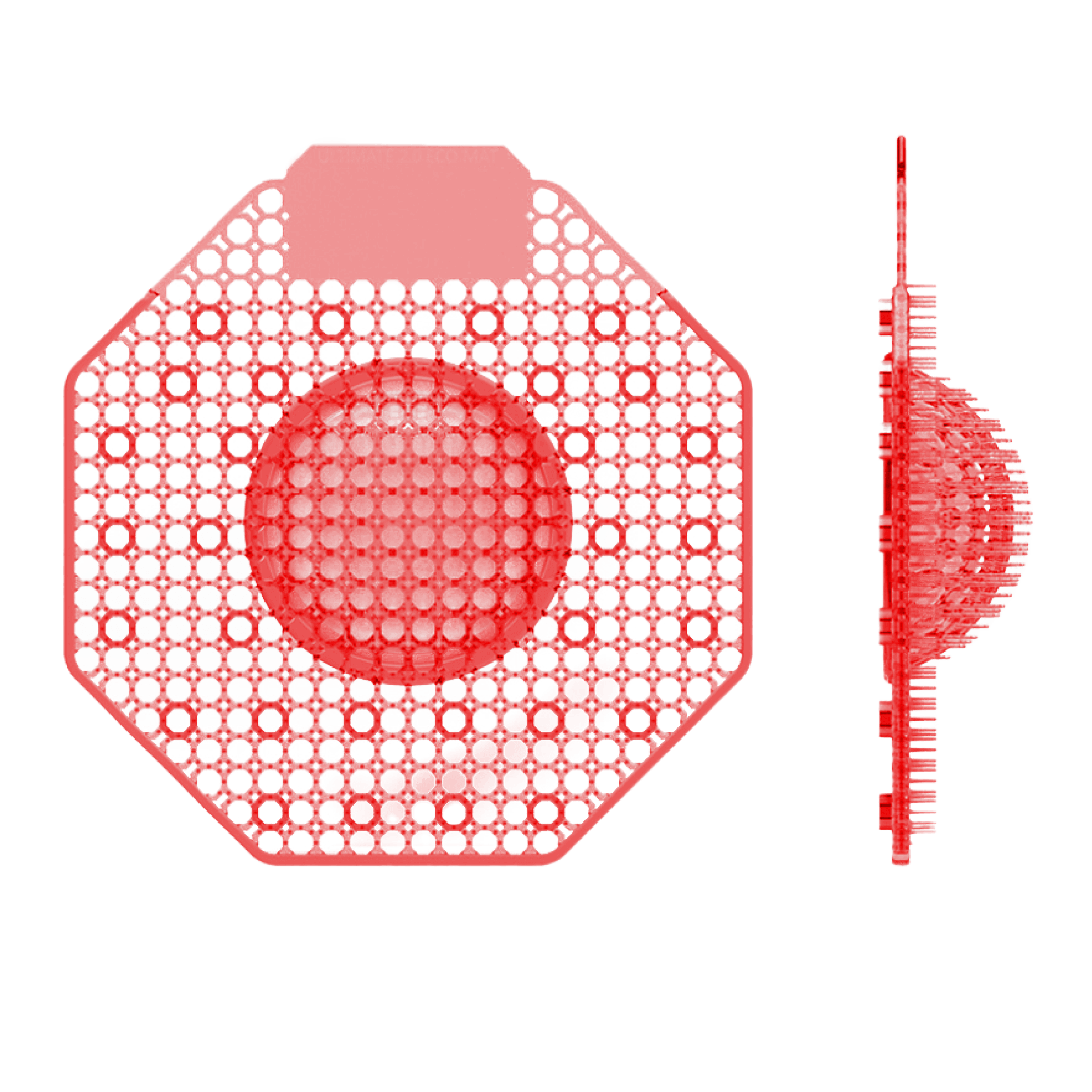 Urinal Pads with Tabs 10 - RED