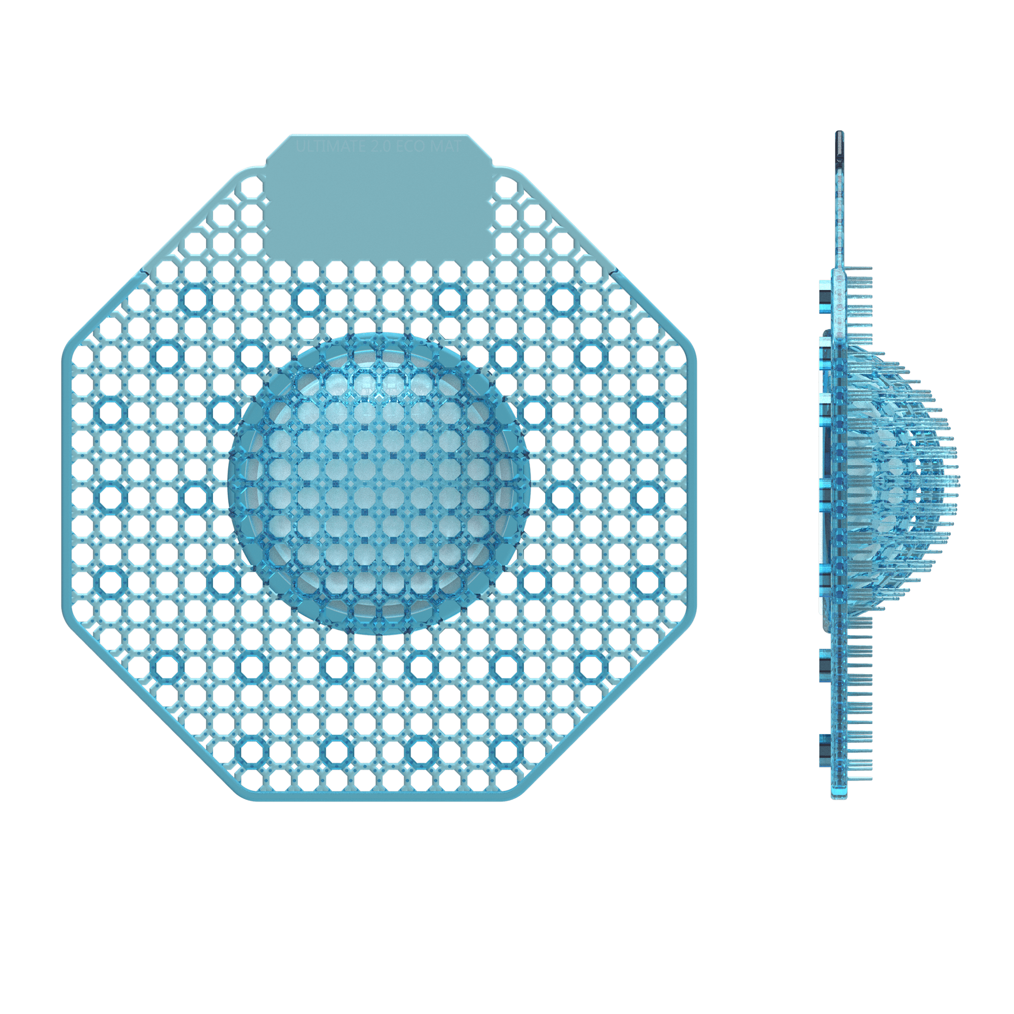 Urinal Pads with Tabs 10 - Blue