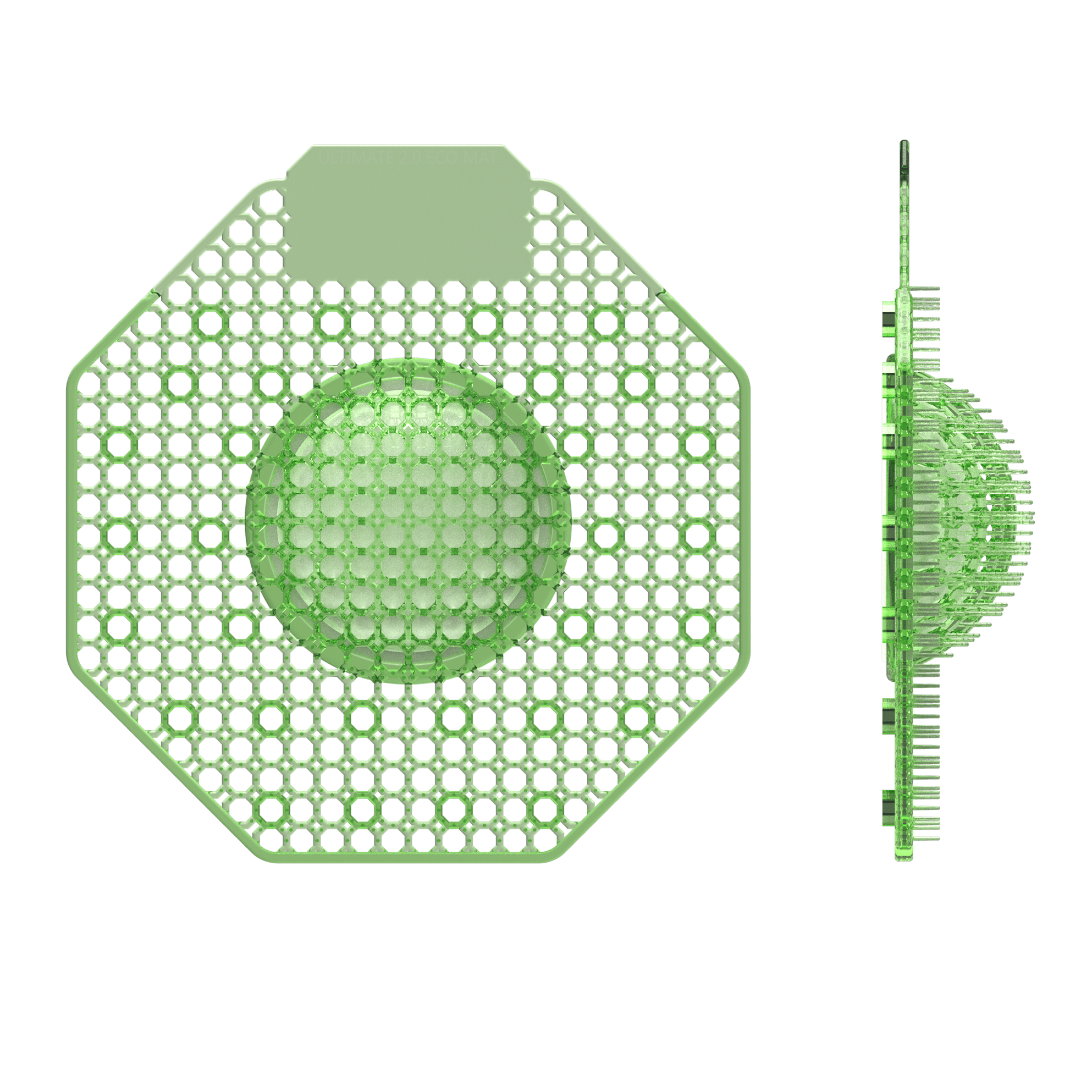 Urinal Pads with Tabs 10 - Green