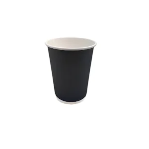 8oz Coffee Cup double Wall BLACK(80mm)