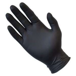 Gloves NITRO NITRILE Black Large HD
